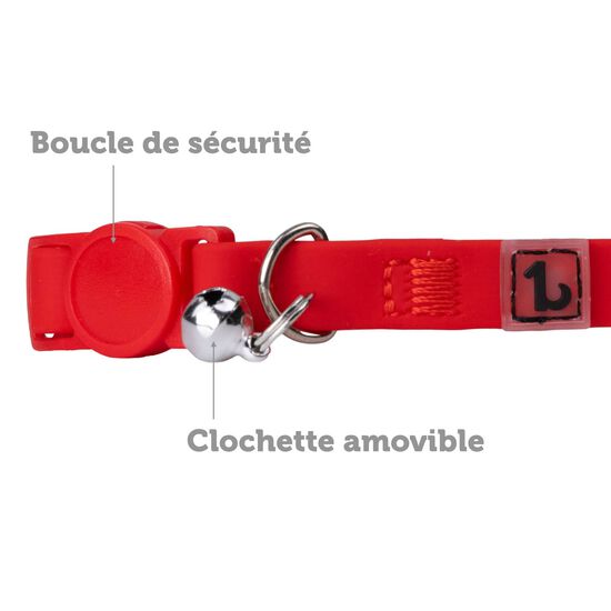 Silicone Collar for Cats, Red Image NaN