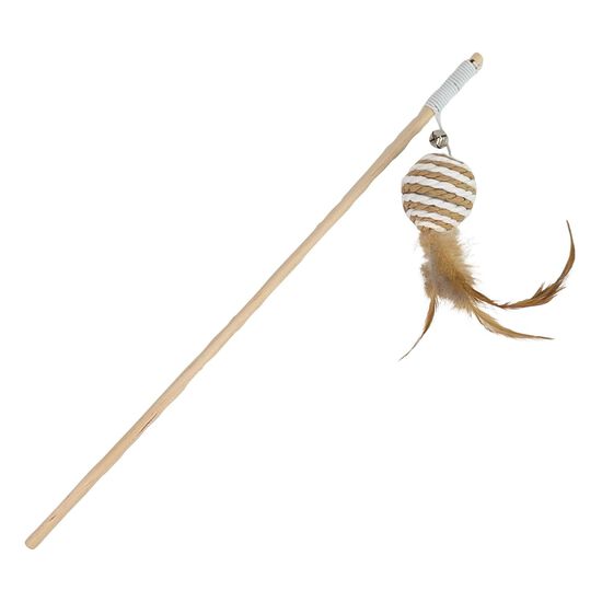 Jouet bâton plume pour chats Image NaN