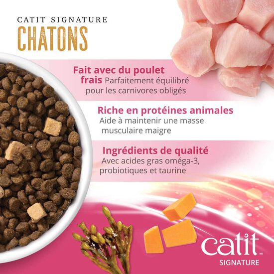Signature Chicken Freeze-Dried Raw Nutrition for Kittens, 1.8 kg Image NaN