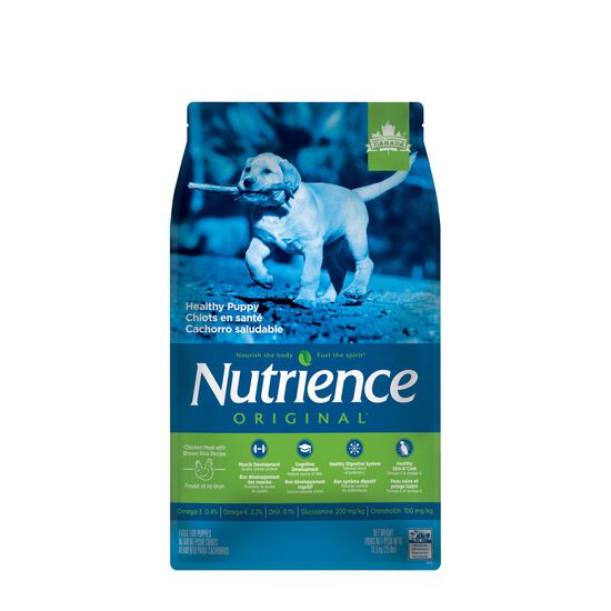 Dry food for puppies, chicken meal & brown rice Image NaN