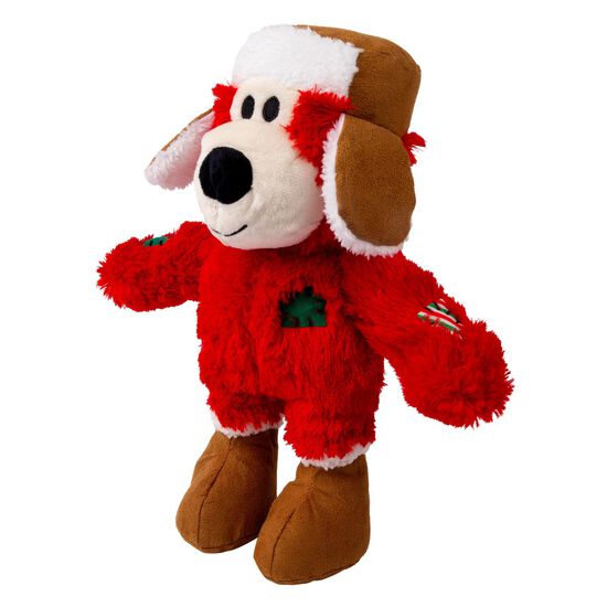 Holiday Wild Knots Bear Toy for Dogs, 1 unit Assorted Image NaN