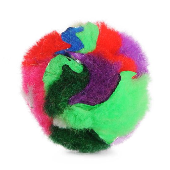Jouet pour chat balle multicolore Image NaN