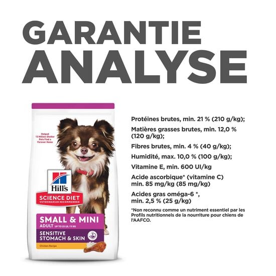 Adult Sensitive Stomach & Skin Small & Mini Chicken Dry Dog Food, 1.8 kg Image NaN