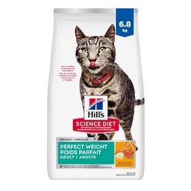 Nourriture sèche « Perfect Weight » pour chats adultes, 6,80 kg