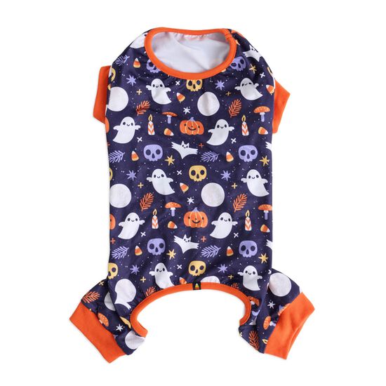 Pyjama-combinaison imprim&eacute; d'Halloween en jersey pour chiens Image NaN