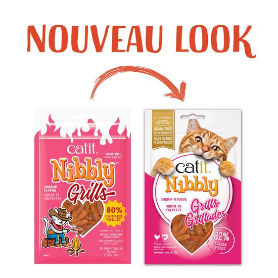 Nibbly Grills Cat Treats, Chicken & Shrimp Image NaN