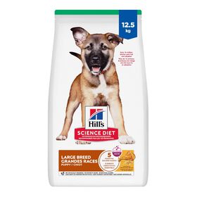 Puppy Large Breed Chicken Meal and Brown Rice Dry Food, 12.47 kg