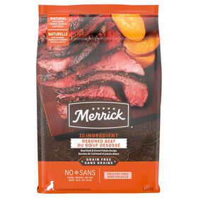 Grain Free Real Beef and Sweet Potato Dry Food for Adult Dogs