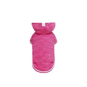 Beach Bum Towel Hoodie, Pink