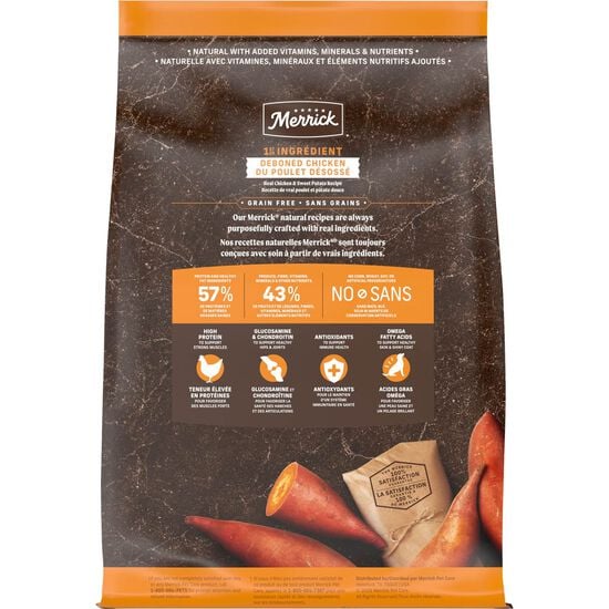 Grain Free Real Chicken and Sweet Potato Dry Food for Adult Dogs Image NaN