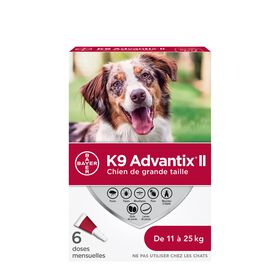 Topical flea tick & mosquito protection for dog 11-25kg, 6 pack