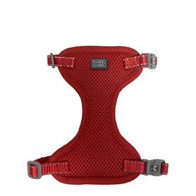 Mesh cat harness, red