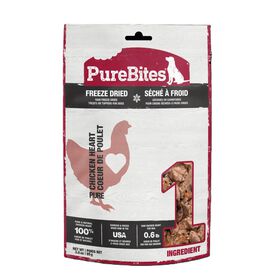 G&acirc;teries s&eacute;ch&eacute;es &agrave; froid coeur de poulet pour chiens, 85 g