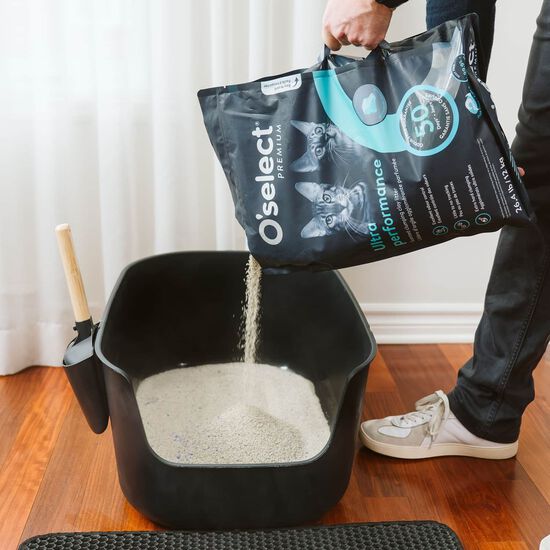 Liti&egrave;re d'argile agglom&eacute;rante parfum&eacute;e, 12 kg Image NaN