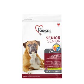 Lamb and fish food for senior dogs (7 years+)
