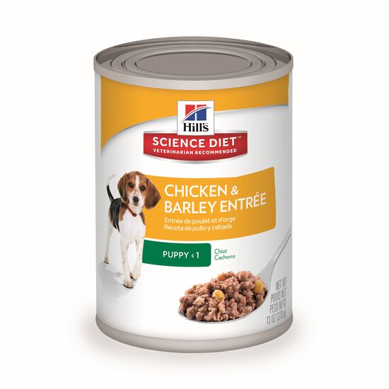 Chicken & Barley Puppy Wet Entrée, 370 g Image NaN