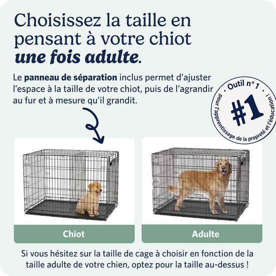 Cage pliante &agrave; deux portes pour chiens Image 8.0