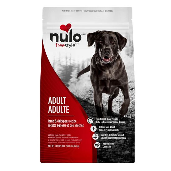 Nourriture s&egrave;che FreeStyle &agrave; l'agneau et pois chiches pour chiens adultes, 10,89 kg Image NaN