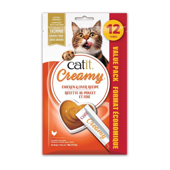 Creamy lickable treats, chicken Image NaN