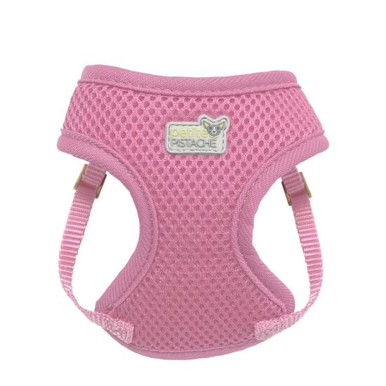 Mesh harness for very small dog, pink Image NaN