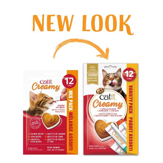 Assortiment de g&acirc;teries cr&eacute;meuses Creamy pour chats Image NaN