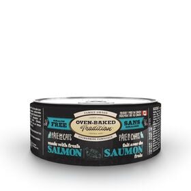 Nourriture humide au saumon sans grains pour chats adultes, 155 g