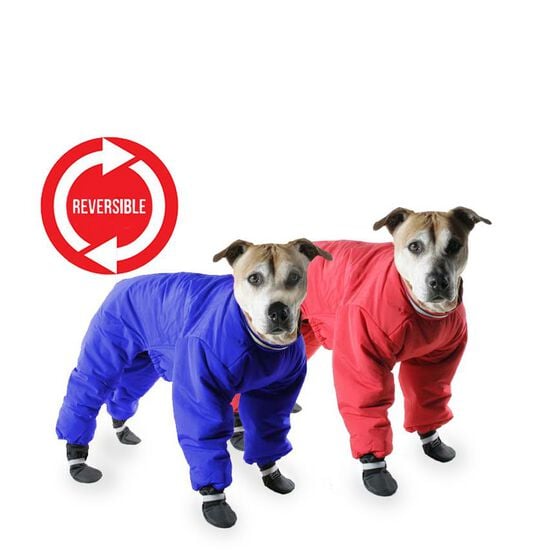 Reversible snowsuit for dogs, 14” Image NaN