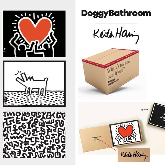 Kit de démarrage édition spéciale « DoggyBathroom x Keith Haring », noir Image NaN
