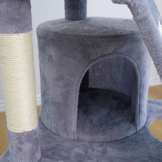 Arbre à chat multi niveaux avec griffoir et hamac Image NaN