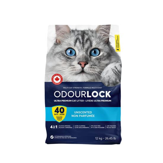 Liti&egrave;re agglom&eacute;rante sans odeur, 12 kg Image NaN