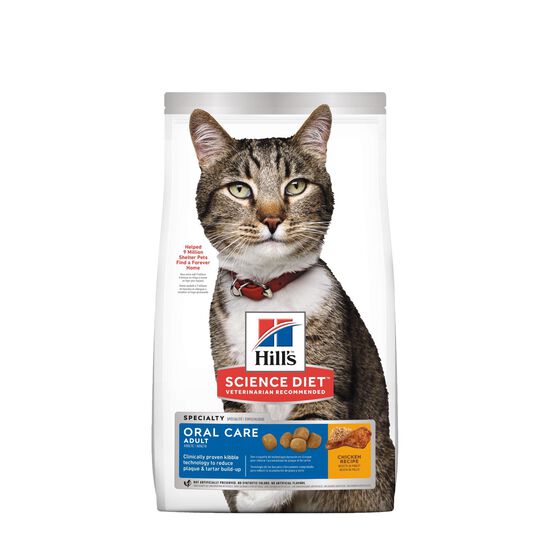 Adult Oral Care Chicken Recipe Dry Cat Food, 7.03 kg Image NaN