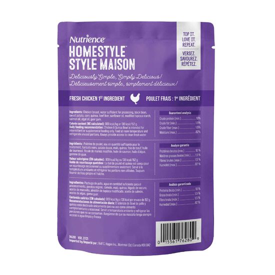 Garniture Style maison bol de poulet et quinoa pour chiens, 152 g Image NaN