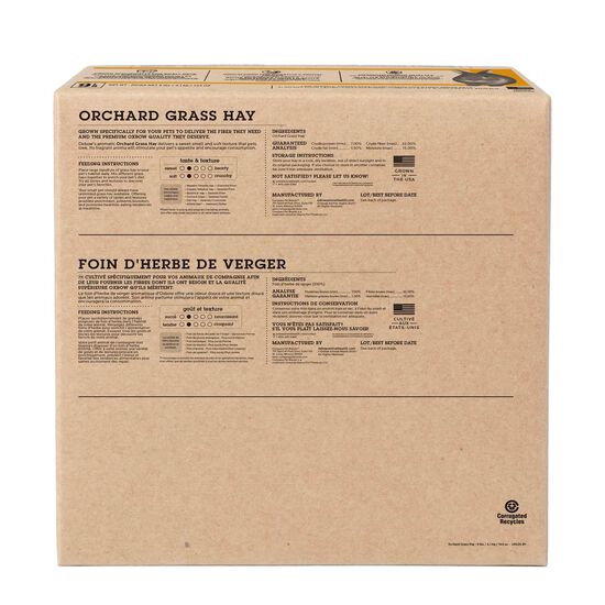 Foin de verger pour petits animaux, 4,08 kg Image NaN