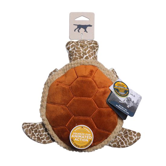 Peluche anim&eacute; en forme de tortue de mer pour chiens Image NaN