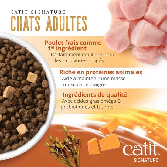Signature Chicken Freeze-Dried Raw Nutrition for Adult Cats, 1.8 kg Image NaN