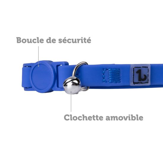 Silicone Collar for Cats, Blue Image NaN