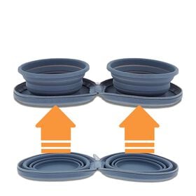 Collapsible Portable Silicone pet Bowls