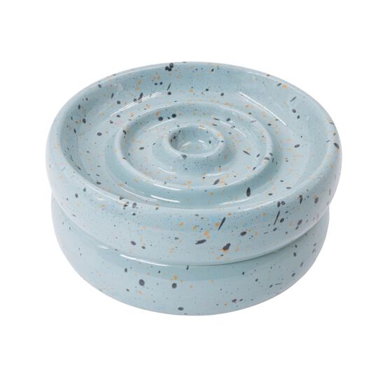 Raised Ceramic Double Side Cat Bowl, Abyss Image NaN