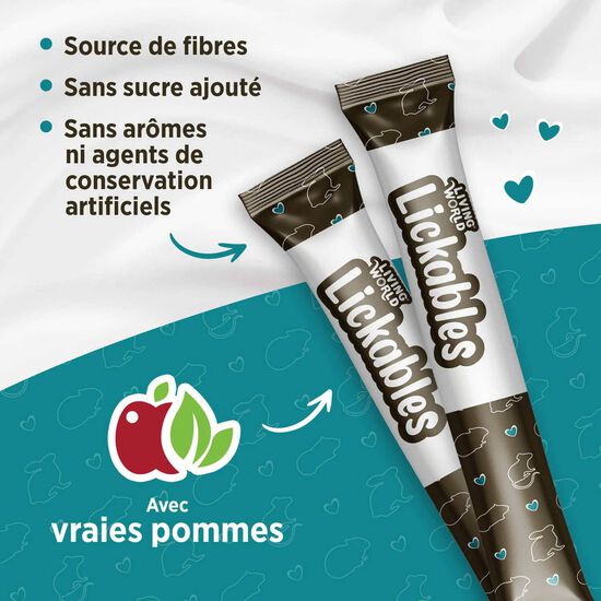 Apple Flavor Lickables Treats for Small Animals Image NaN