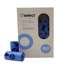 Fresh Cotton Scented Pet Waste Bags, 24 Rolls