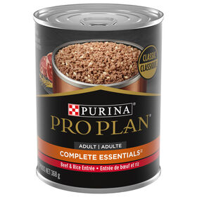 Entrée de boeuf et riz humide formule « Complete Essentials » pour chiens, 368 g