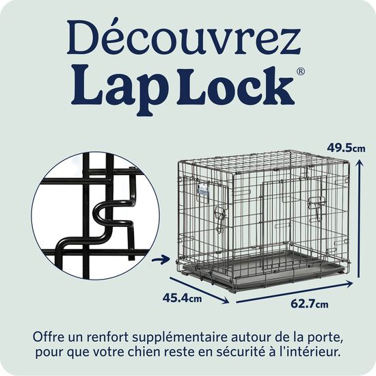 Cage pliante &agrave; deux portes pour chiens Image 6.0