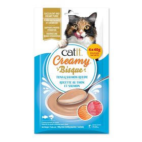 Bisque Creamy au thon et saumon pour chats