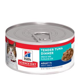 Senior 7+ Tender Tuna Dinner for Cats, 156 g