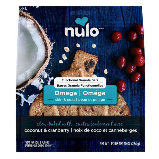 Barres granola fonctionelles pour la peau et pelage pour chiens et chiots, 284 g Image NaN