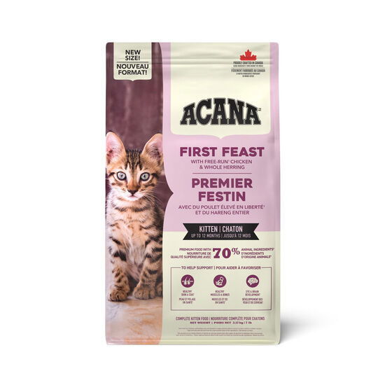 Nourriture sèche Premier festin pour chatons, 3,17 kg Image NaN