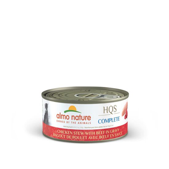 Ragoût de poulet avec bœuf en sauce pour chiens Image NaN