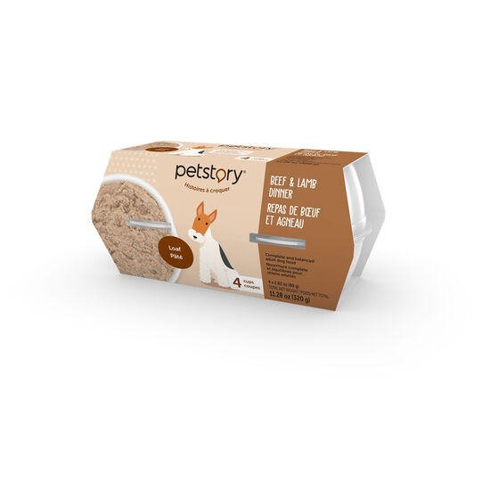 Beef and Lamb Dinner for Dogs, 4 x 80 g Image NaN