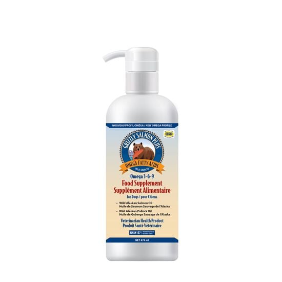 Plus salmon oil for dogs and cats, 473 ml Image NaN