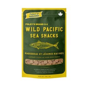 G&acirc;teries Wild Pacific Sea Snacks au maquereau et l&eacute;gumes-racines pour chiens, 225 g